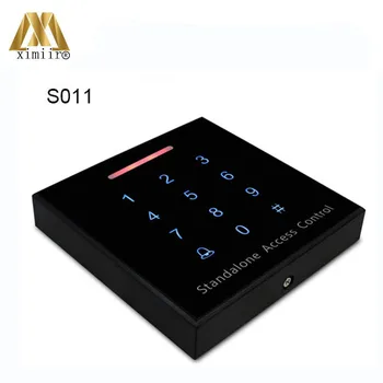 13.56 MHZ IC prístupu na kartu kontrolou s dotykovou klávesnicou weigand prístup radič S011 voliteľné 125KHZ EM card reader radič
