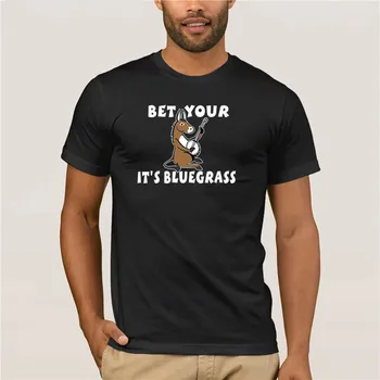 Módne letné T-shirt nové mužov Stávky Zadku Jeho Bluegrass Banjo Somár Burro Mužov Tlač Krátke Rukáv Tričko trend