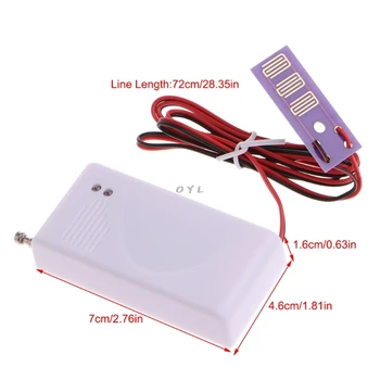 1 ks 433MHz Bezdrôtový Senzor Úniku Vody Detektor Úniku Pre Home Security Alarm Najnovšie L29K
