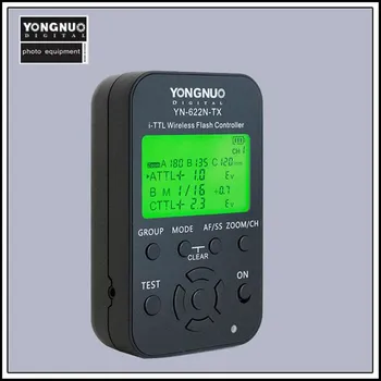 YONGNUO YN-622N SÚPRAVA Vysielača Radič YN622N-KIT Vysielač, Prijímač Bezdrôtový i-TTL Flash Trigger Držiak pre Nikon YN968N