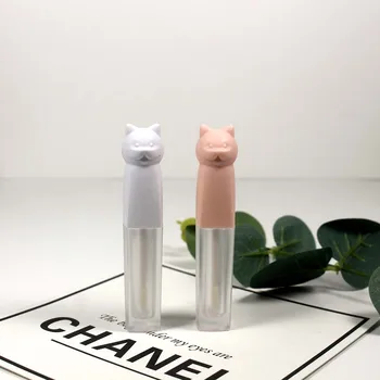 10pcs 3ml ružový top cat lesk na pery trubice jedinečná kozmetika kontajner