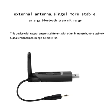 AptX Nízku Latenciu / LL Bluetooth 5.0 Vysielač Audio USB Adaptér 3,5 mm AUX Jack Bezdrôtový Modul Apt-X Vysielač pre TV, PC PS4