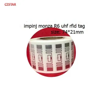 Impinj E52 UHF RFID tag monza5 M5 čip 860-960MHZ EPC ISO18000-6C samolepiace pasívne RFID štítok mokré vložkou nálepky
