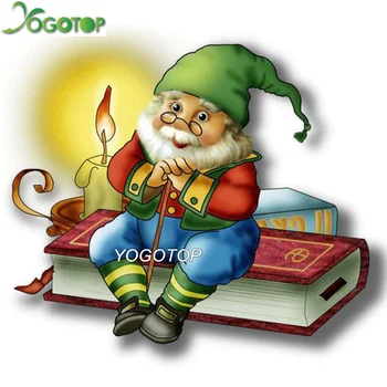 YOGOTOP Diamond Výšivky cartoon Santa Claus Celej Mozaiky Remesiel 5D Diamond Maľovanie Cross Stitch DIY Dekorom Vianočné VD582