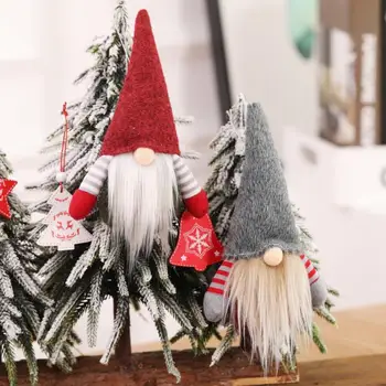 Vianočný Stromček, Prívesky, Vianočné Gnome Bábika Plyšový Prívesok Vianočný Strom Visí Ozdoby Party Dekor Darček Strany Domáce Dekorácie