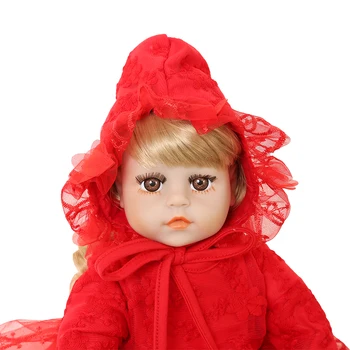 Hot Predaj 48 cm Reborn Baby Doll hračky Rozkošný Ručne Plnené Princezná Bábiky Novorodencov Mäkké Vinylové Realisticky bábika Narodeniny