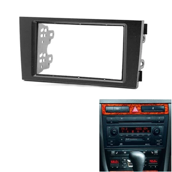 Auto Rádia 2DIN DVD Tvár Rám Fascia Prístrojovej dosky Auta pre A6(4B) Allroad 178X102mm