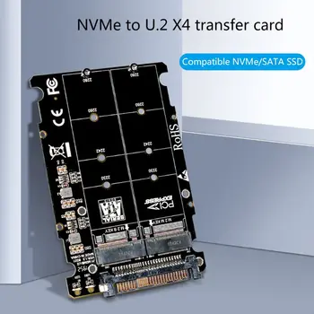 M. 2 SSD na U. 2 Adaptér 2 v 1 M. 2 NVMe SATA-Bus SSD PCI-e U. 2 SFF-8639 PCIe M2 Adaptér Converter pre Stolné Počítače