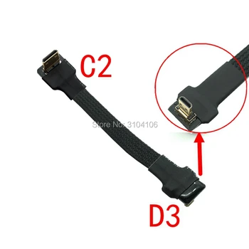 FPV Micro HDMI-Mini HDMI Adaptér, 5 cm - 50 cm FPC Páse s nástrojmi Ploché HDMI 2.0 Kábel tienený na Multicopter Letecké Fotografie
