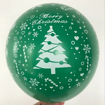 15Pcs10Inch Veselé Vianoce Latex Santa Claus Balóny snehové Vločky Dekorácie Tému Dekor deti Balón Svadobné Party Dodávky