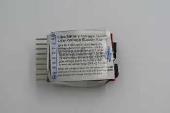 1-8s Lipo Batérie Napätie Tester/ Nízke Napätie Alarm Buzzer