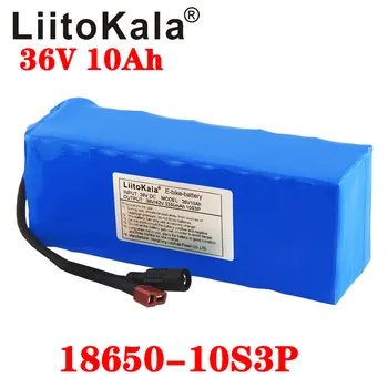 LiitoKala 36V 10S3P 10Ah 500W Vysoký výkon kapacita 42V lítia 18650 batériu klince elektrické auto požičovňa motorových skúter BMS