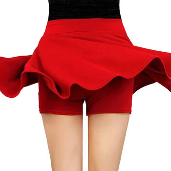 Letné Sukne pre Ženy, jednofarebné Štýl Femme Načechraný Skladaná Sukňa Anti-Svetlo Vysoký Pás Dámske Sukne