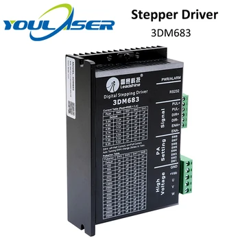 YOULASER Leadshine 3 Fázy 3DM683 Stepper Motor Ovládač 20-60VDC 0.5-8.3 A