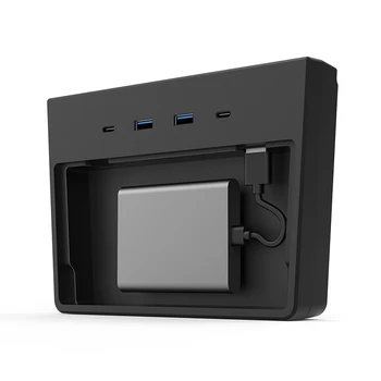 Auto USB Hub Dashcam a Sentry Režim Viewer USB Hub stredovej Konzoly Príslušenstvo 5 v 1 pre Tesla Model 3/Y 2020+