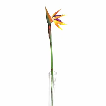Hot Predaj Veľký Vták Raja Tropický Kvet Umelý Fowers Pre Dekorácie, Party, Svadobné Dekorácie Manželstva Falošné Kvety