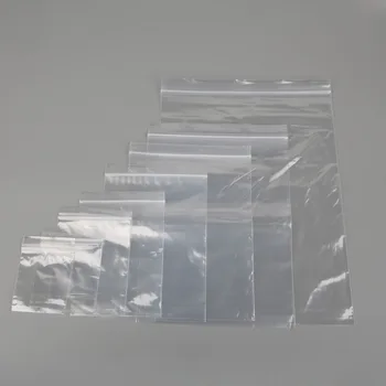 100ks/veľa Transparentné Samostatne Tesniaci Zip Zip Lock Reclosable Plastové Poly Jasné, Tašky Na Balenie Šperkov DIY Zásob