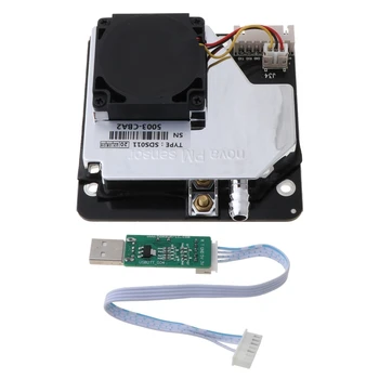SDS011 PM2.5 Prachu Snímač s Vysokou Presnosťou Digitálny Modul Detektor Monitor Vzduchu AQI Dropshipping