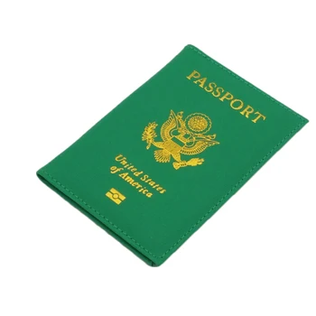 Cestovné PU Kožené USA Pas Pokrývajú Držiteľom Karty American Zahŕňa Dievčatá Bežné Farbou List Ochrana Karty Prípadoch