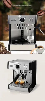 KD-130 1350W Profesionálne Kaviareň Mocha Cappuccino, Espresso kávovar 15 Barov Thermoblock Káva Latte Cappuccino Maker 220V