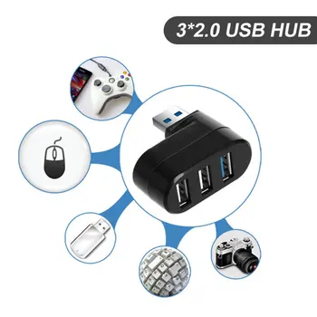 3/6Port Multi 3.0 USB Hub, Mini USB Hub Vysokej Rýchlosti Otočiť Splitter Adaptér Pre Notebook Notebook Pre PC, Počítačové príslušenstvo