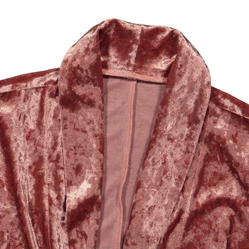 2020 Nové Žien Jeseň Velvet Coats Dlhý Rukáv Pevné Rovné Dlhá Srsť Velvet Cardigan Bežné Slim Bunda Vrchné Oblečenie Plus Veľkosť
