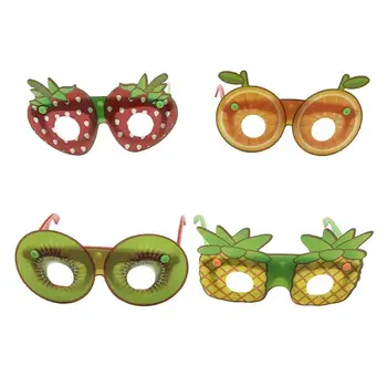 Ručné DIY Ovocie Tvar Deti Dekoratívne Sklá Strany Cartoon Slnečné okuliare, Optické Okuliare, Rám Deti Okuliare Náhodné Farby