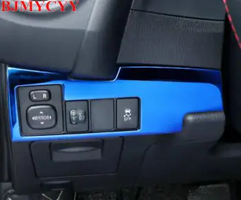 BJMYCYY Auto styling Automobilový light switch nehrdzavejúcej ocele dekoratívne bright frame (jasný rám Pre Toyota corolla 2017