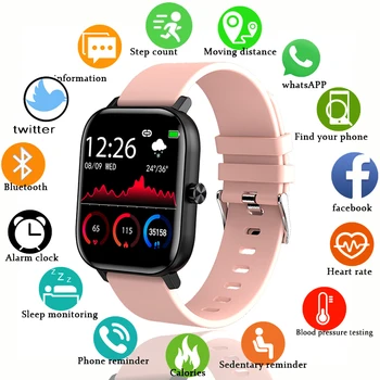 LIGE Nový Vodotesný IP67 SmartWatch Ženy, Športové Fitness Sledovanie Tepovej frekvencie Android IOS plne Dotykový Displej Mužov Smartwatch