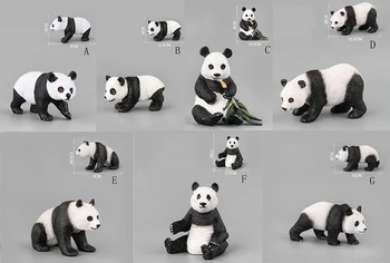 Plastové Simulácia Roztomilá Panda Akčné Figúrky Zvierat Bábika Model Hračky, Dekorácie Darček Party Hra