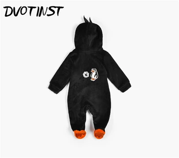 Dvotinst Baby Chlapci, Dievčatá Zimné Fannel Penguin Remienky Cosplay Halloween Purim Oblečenie Oblečenie Infantil Batoľa Jumpsuit Kostým
