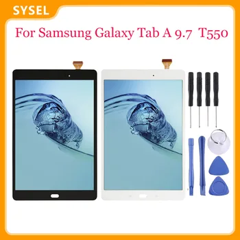 Pre Samsung Galaxy Tab 9,7 T550 LCD SM-T550 Lcd Displej Dotykový Panel Digitalizátorom. Displej Senzor Montáž Bezplatné Nástroje
