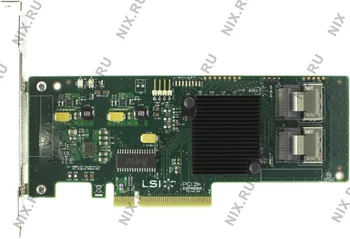 RaidStorage Avago LSI SAS 9211-8I LSISAS2008-8-port-NO-RAID HBA JBOD SATA SFF8087 6Gb PCI-E 2.0 X8 Radič Karty