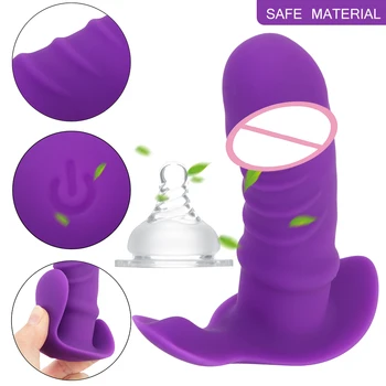 G-spot Masér 12 Rýchlosť Bezdrôtového Diaľkového Ovládania Nositeľné Dildo Vibrátor Sexuálne Hračky pre Ženy Klitoris, Vagina Stimulátor