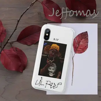 Lil peep Rapper módy v pohode Telefón Prípade Transparentné pre iPhone 11 12 mini pro XS MAX 8 7 6 6 Plus X 5S SE 2020 XR
