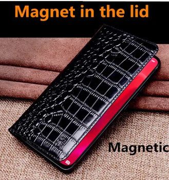 Originálne kožené magnetické flip puzdro pre Sony Xperia 10 Plus telefón puzdro pre Sony Xperia 10 stojí závesu telefón taška funda coque