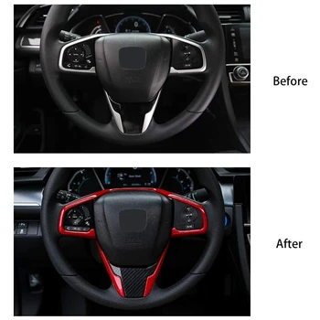 Pre Honda 10. Občianske 2016-2020 Auto ABS Plast Volant Čalúnenie Interiér Dekorácie-Nálepky