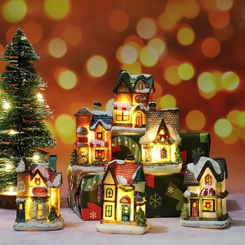 Šťastné a veselé Vianoce, LED Svetlá, Prívesky, Ozdoby, Darčeky na Nový Rok Dekorácie