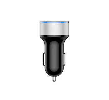 Kongyide 2018 3.1 Duálny USB Nabíjačka do Auta 2 Port LCD Displejom 12-24V Cigariet Zásuvky Zapaľovač OCT8