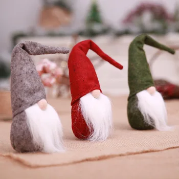 Vianočné Santa Švédsky Plyšová Látkové Bábiky Santa Gnome Škandinávskych Tomte Nisse Sockerbit Elf, Trpaslík Domov Ozdoby Tovaru