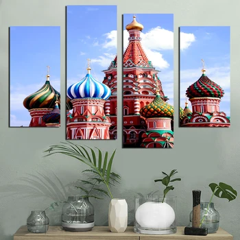 Umenie na stenu, Moskva, kremeľ, domáce dekorácie office hd maľovanie TZ078