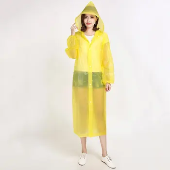 Móda EVAAdult Dážď Ženy, Muža, Pršiplášť Pončo Non-Jednorazové Transparentné Camping Pršiplášť Vonkajšie Jazda Na Bicykli Rainwear Oblek