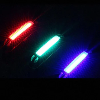 GUB Svetlo na Bicykel Ultra Light Bezpečnostné Výstražné LED USB Nabíjateľné Predné, Zadné Lampy, Požičovňa 3 Farby Svetla zadné svetlo