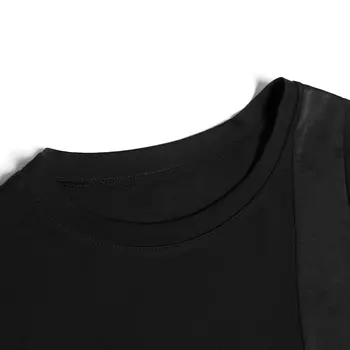 XITAO Nepravidelné Čierne Tričko Ženy Kórea Módy Nové Patchwork O Krk Split Elegantné Malé Čerstvé 2019 Jeseň Tee Top WQR1701