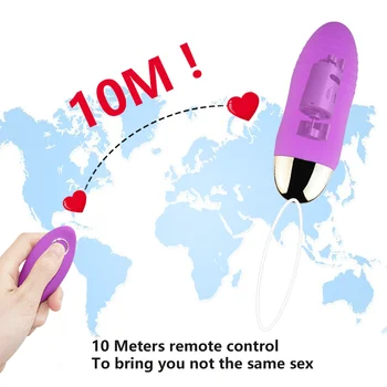 Vaginálny Vibrátor Sexuálne Hračky pre Ženy milujú vajcia Dospelých Žien Masér Klitoris stimulátor G Mieste Vibrácií vodotesné Diaľkové ovládanie