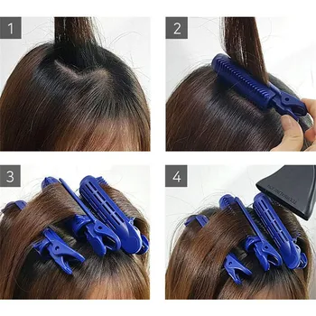 Prírodné Nadýchané Vlasy Klip pre Ženy vlasovej cibuľky Curler Navi Vlna Klip Self-grip Koreňový Zväzok Volumizing Načechraný Kúzlo Šperky 2020