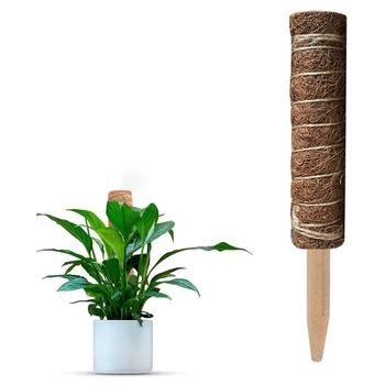4 Pack Kokosových Totem Pól Kokosových Moss Totem Pól pre Rastliny Podporujú Rozšírenie Lezenie Izbové Rastliny tlače 50 cm