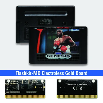 James Buster Douglas Knockout Box - USA Štítok Flashkit MD Karty pre Sega Genesis Megadrive Video Herné Konzoly