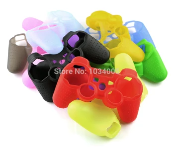 ChengChengDianWan 2ks/veľa farebné zvolil Silikónové Kože puzdro pre PS3 Hra Controller