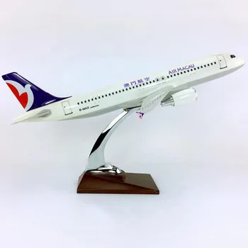 36 CM 1/100 boeing Airbus A320-200 modelu Air Macau airlines so stojanom zliatiny lietadlo lietadlo zberateľskú displej model kolekcie